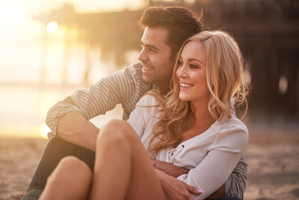 Couple sur la plage